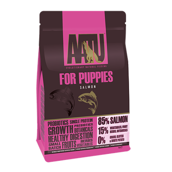 AATU Puppy Salmon For Dog 全天然低敏三文魚幼犬糧 1.5kg